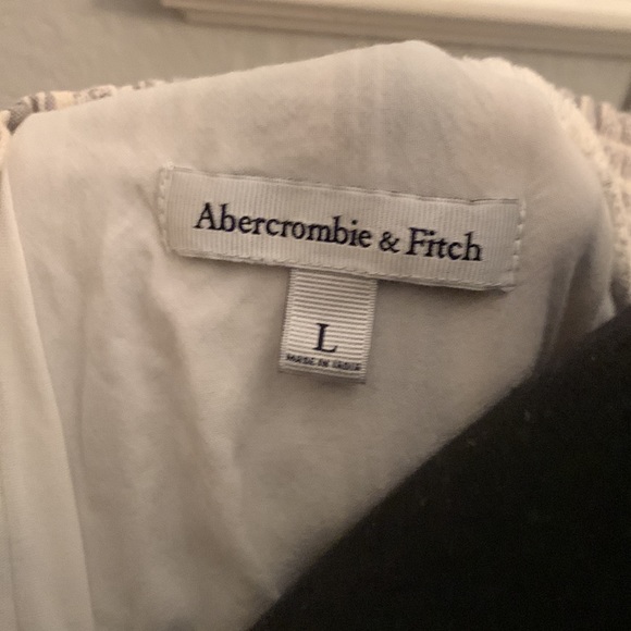 Abercrombie & Fitch Striped Gray Dress - Picture 6 of 6